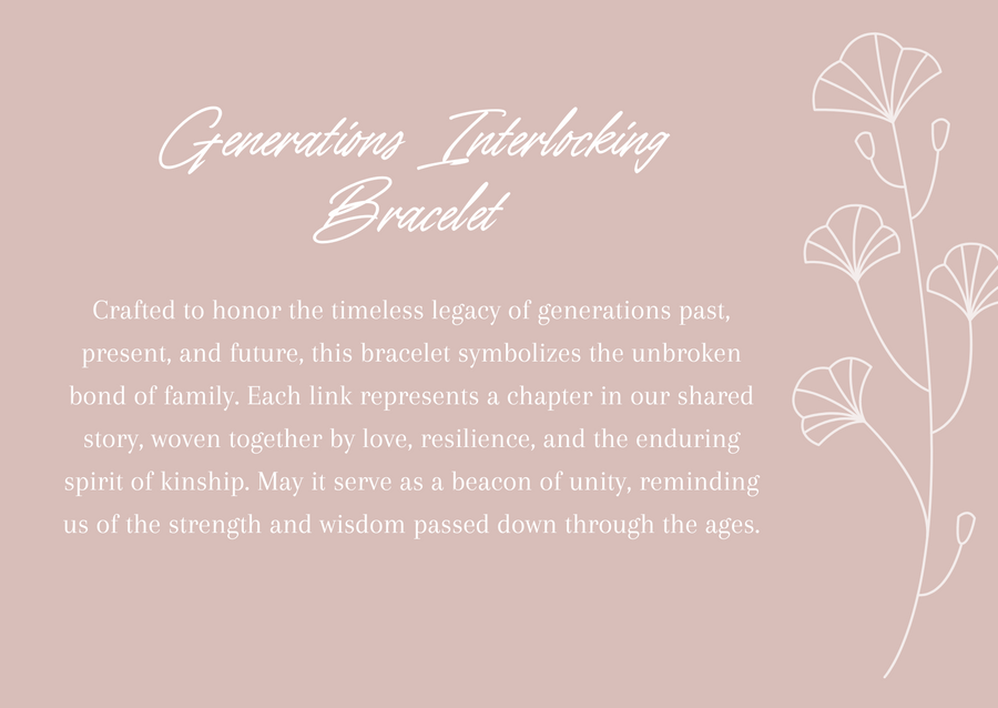 Generations Interlocking Bracelet
