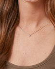 Minimalist Diamond Necklace