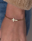 Dainty Cross Bracelet