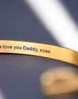 Personalized Dad's/Boyfriend Cuff