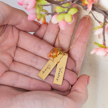 Engraved Tag Necklace