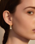 Initial Letter Diamond Earrings