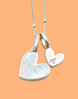 Mother of Pearl Initial Necklace