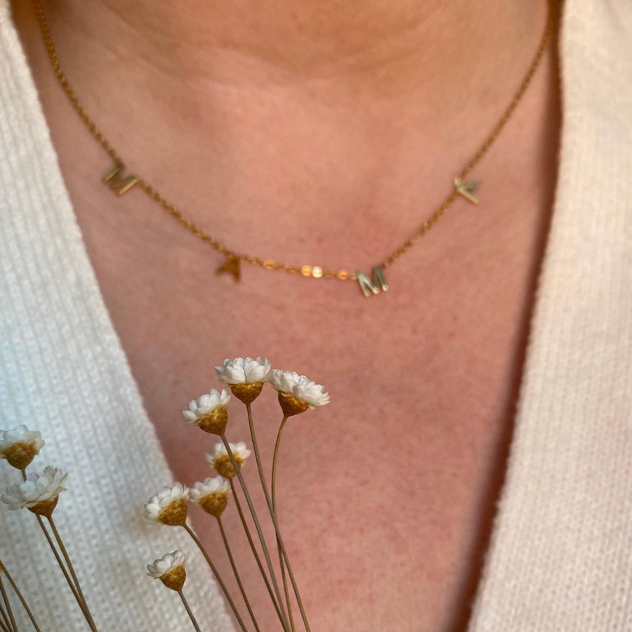 Mama & Mini Name Necklace Set