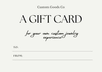 The Custom Goods Co Gift Card