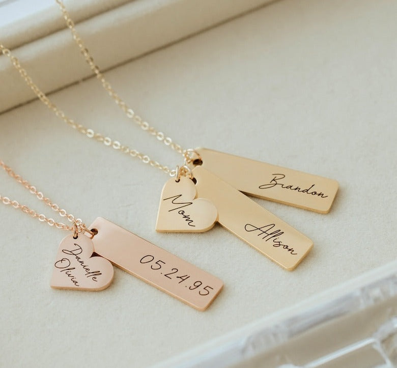 Engraved Tag Necklace