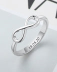 Custom Engraved Infinity Ring