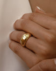 Vintage Gold Dome Ring