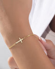 Dainty Cross Bracelet