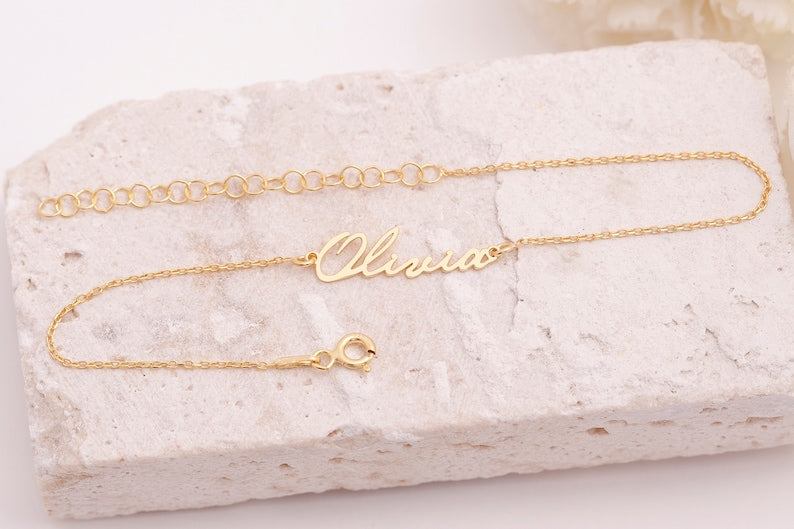 Name Anklet