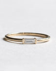 Baguette Gold Diamond Ring