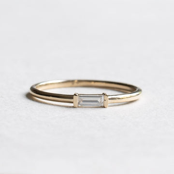 Baguette Gold Diamond Ring