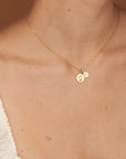 Best Selling Paw Print Initial Necklace