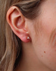 Tiny Triangle Stud Earrings