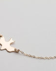 Soaring Dove Sideways Necklace