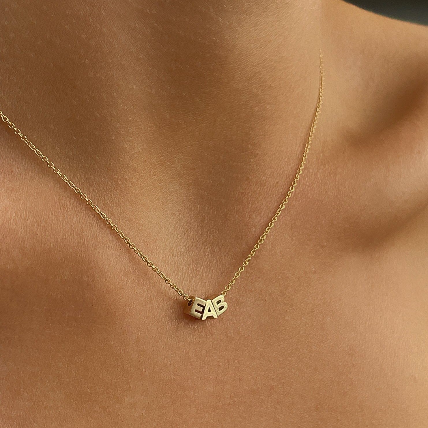 Personalized Tiny Initial Necklace